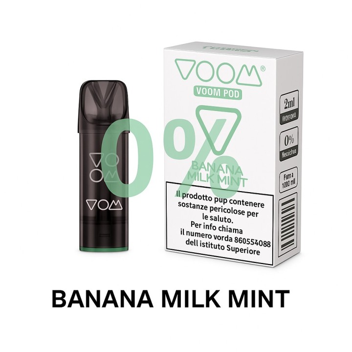 VOOM POD 0% BANANA MILK MINT