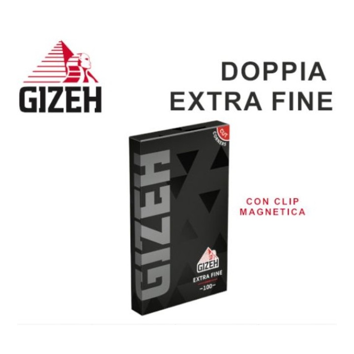 GIZEH CARTINA DOPPIA BLACK EXTRA FINE
