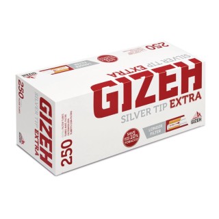 GIZEH TUB SILVER TIPS EXTRA 4X250