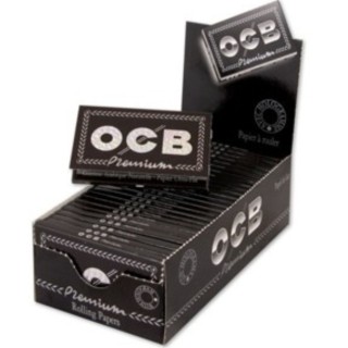 OCB Cartina Corta Doppia PREMIUM Nera scx25pz