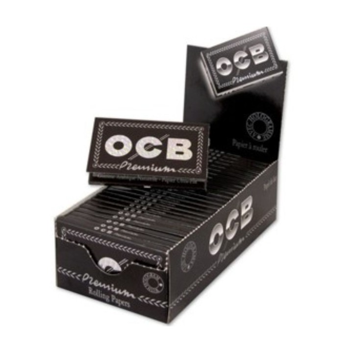 OCB CARTINA DOPPIA NERA PREM 25X100
