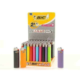 Accendino BIC SLIM J23 Pietrina 50pz