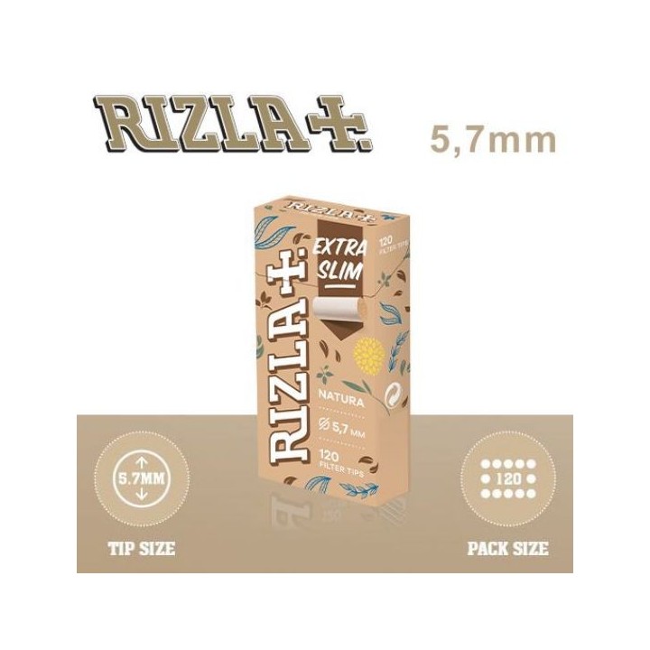 RIZLA FILTRI ULTRA SLIM 5,7mm 120x20 NATURA BIO