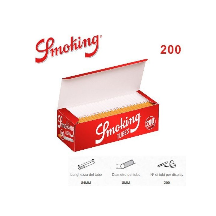 Tubetti smoking deluxe ks 5x200pz