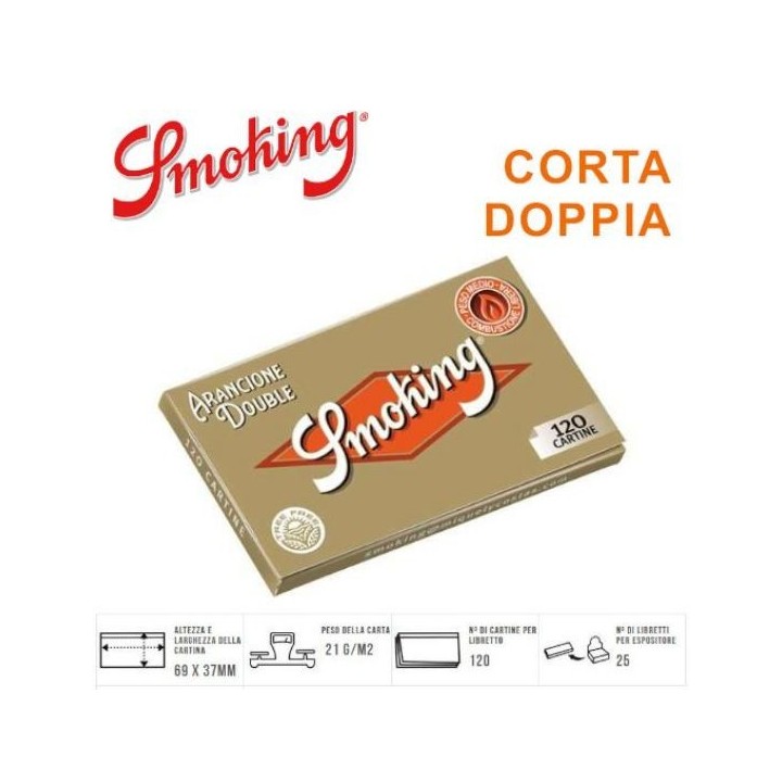 SMOKING ORANGE CORTA DOPPIA 25PZ